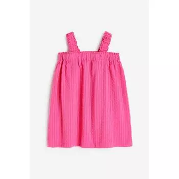 Хлопковое платье HM розовое