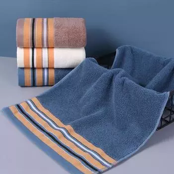 хлопковое полотенце бандана полотенца для рук для дома тренажерный зал спорт сауна пляж отель дом с путешествия взрослое полотенце для ванной 34x71cm&1pc белый