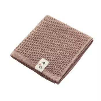 Хлопковое полотенце для дома, кухни, ванной, туалета, лица, рук, мытья, вафельное полотенце 72x32 см темно-коричневого