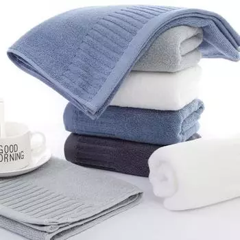 Хлопковое полотенце для лица Изысканный дизайн краев Удобное на ощупь мягкое впитывающее безворсовое моющееся полотенце для лица темно-серого