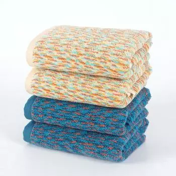 Хлопковое полотенце для лица, роскошные полотенца для душа, пляжное полотенце, полотенце для рук, детское полотенце синий
