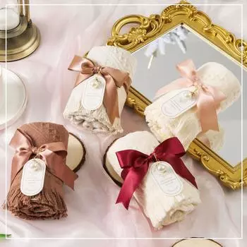 Хлопковое полотенце с кисточками и ручной церемонией, свадебный бизнес-подарок, свадебный магазин, свадьба, подружка невесты, день рождения 35*75