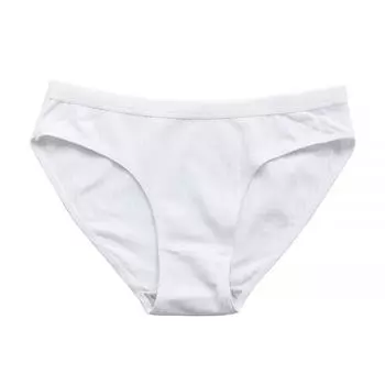 Хлопковое женское нижнее белье большого размера, со средней посадкой, однотонное, в европейском и американском стиле, удобное и приятное для кожи, подчеркнет ваше свободное очарование S белый