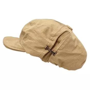 Хлопковые кепки газетчика Береты для девочек с короткими полями Модные береты Весна Осень Зима