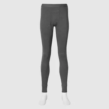 Хлопковые колготки UNIQLO Heattech Heather Extra Warm