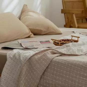 Хлопковые марлевые одеяла, муслиновое покрывало для кровати, летнее двуспальное полотенце для пары, покрывала для кровати размера «king size», клетчатые одеяла, простыни 150x200cm