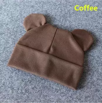 хлопковые мышиные уши, модная хлопковая шапка для малышей, шапки с героями мультфильмов для маленьких мальчиков и девочек, шапка для малышей, вязаные шапки с ушками мыши, детские шапочки, модные уникальные шапки Color matching серый