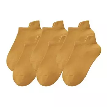 Хлопковые носки для кроссовок, комплект из 3 пар, защита ахиллова сухожилия, комплект из 3 пар, короткие носки до щиколотки, хлопковые носки, покрытие для ног, 100% женские, 22 см-24 см