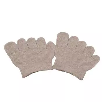 Хлопковые носки, невидимые женские аксессуары с половиной ладони и полным носком One size легкие хаки