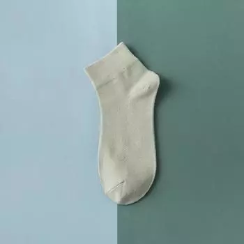 Хлопковые однотонные женские носки летние тонкие сетчатые короткие носки мягкие повседневные дышащие модные харадзюку ретро носки до щиколотки EU 35-40