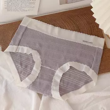 Хлопковые простые и сексуальные ягодицы, мягкое и удобное, высокоэластичное и дышащее нижнее белье. one size фиолетовый