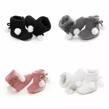 Хлопковые сапоги для маленьких мальчиков и девочек, повседневная обувь с героями мультфильмов, первые ходоки M серый