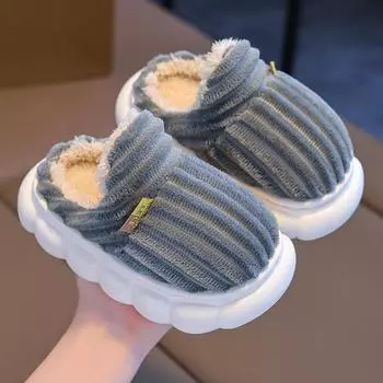 Хлопковые тапочки для девочек, милые тапочки с героями мультфильмов, осень и зима 24/25