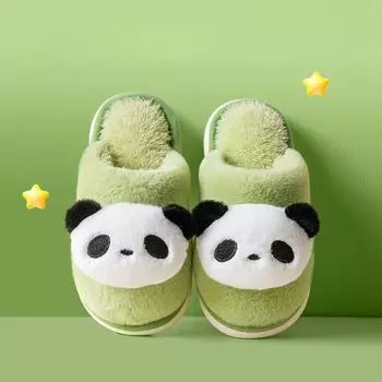 Хлопковые тапочки для девочек, милые тапочки с героями мультфильмов, осень и зима 200