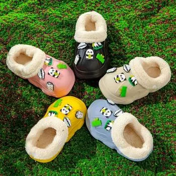 Хлопковые тапочки для девочек, милые тапочки с героями мультфильмов, осень и зима 22-23