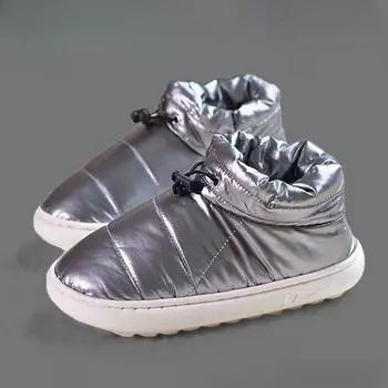 Хлопковые тапочки мужские зимние комплект с домашней теплой подкладкой водонепроницаемые хлопковые туфли с толстой подошвой мужская зимняя одежда для улицы 40-41