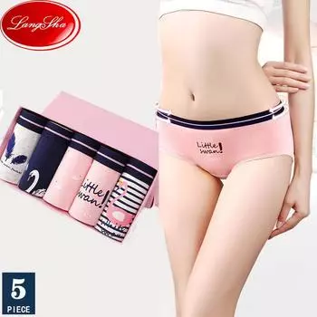 Хлопковые трусики, женское нижнее белье, сексуальные трусы, бесшовные милые трусы с принтом, мягкие комфортные трусы большого размера XXL