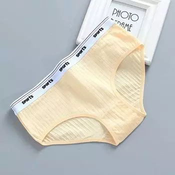 Хлопковые трусы для девочек, трусики, нижнее белье для подростков, период полового созревания 8-14 лет one size чёрный