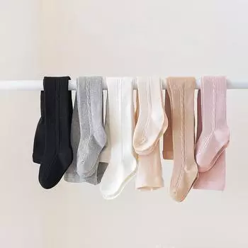 Хлопковые узкие леггинсы для девочек, весенне-осенние и зимние нижние брюки M