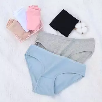 Хлопковые женские трусики нижнее белье S-XL сексуальное женское нижнее белье для женщин женские трусики трусы S чёрный