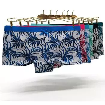 Хлопковые женские трусы-боксеры с буквенным принтом, нижнее белье, сексуальные женские трусики, шорты для мальчиков, нижнее белье, 6 шт. M