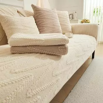 Хлопковый бархат, теплый диван, подушка, современный, легкий, роскошный, утолщенный, плюшевый, новый, зимний, кожаный, чехол для дивана, полотенце 70x70