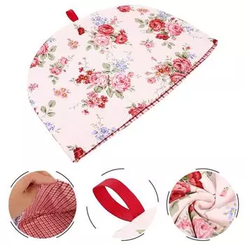 Хлопковый чайник Теплоизоляция Кухонный обогреватель Противоожоговый чайник Печатный Чайник Бытовая защита для чайника Защита для чайника 27X22.5X1CM