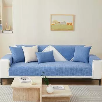 Хлопковый чехол для дивана, универсальный диван для гостиной, подушка, светильник, роскошный современный нескользящий жаккардовый чехол для подушки из утолщенной ткани 45x45 pillowcase 1pc