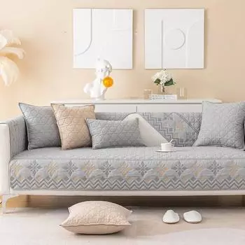 Хлопковый чехол для дивана в богемном стиле для гостиной, нескользящая подушка для дивана, полотенце, универсальное для всех сезонов, чехол для дивана, заднее полотенце, домашний декор 70x70cm 1pc