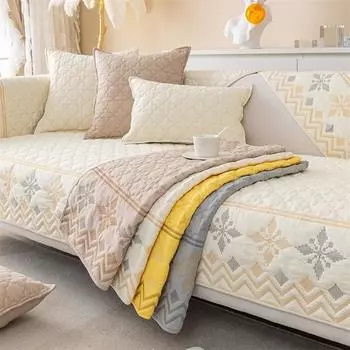 Хлопковый чехол для дивана в богемном стиле для гостиной, нескользящая подушка для дивана, полотенце, универсальное для всех сезонов, чехол для дивана, заднее полотенце, домашний декор 45x45 pillowcase 1pc