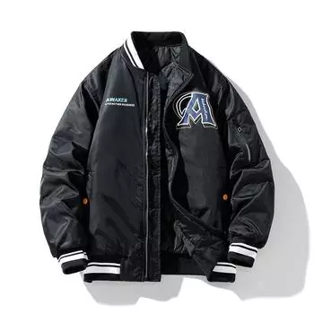 Хлопковый летный костюм, мужской утолщенный бейсбольный костюм, японская рабочая куртка, красивое пальто XXXL