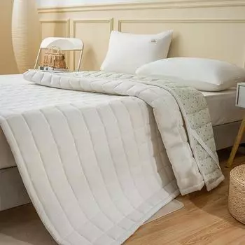 Хлопковый матрас, окрашенный в пряжу, утолщенный матрас, нескользящая простая защитная подушка для кровати, подушка, татами 90x200cm