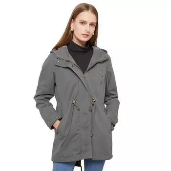 Хлопковый плащ с капюшоном для женщин, свободная однотонная одежда большого размера в европейском и американском стиле S белый