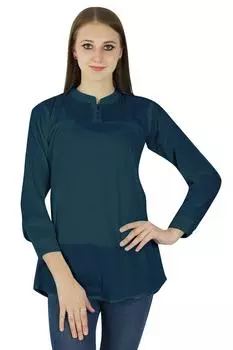 Хлопковый Топ Сарафан Женщины Бохо Одежда Одежда Платье Летняя Повседневная Туника 10 тил синий