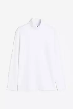 Хлопковый топ Slim Fit с воротником-поло