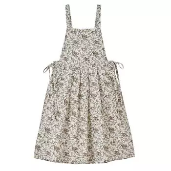 Хлопковый водонепроницаемый напечатанный регулируемый удлиненный кухонный фартук One Size белый