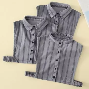 Хлопковый воротник-подделка Женская универсальная рубашка с воротником-подделкой Теплая внутренняя рубашка с воротником-подделкой Декоративный воротник свитера