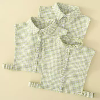 Хлопковый воротник-подделка Женская универсальная рубашка с воротником-подделкой Теплая внутренняя рубашка с воротником-подделкой Декоративный воротник свитера