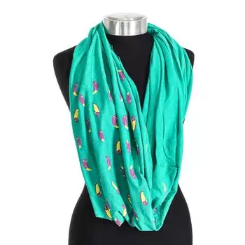 Хлопковый воротник унисекс Infinity 101600 TU бирюзовый