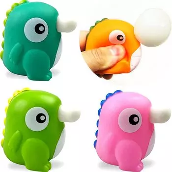 Хлюпает мягкие игрушки Pop It Bubble Baby Dinosaur Relax Emotions Toys Украшения для приборной панели Подарки для вечеринки Динозавр-поплавок Игрушки для ванной (Набор из 12 динозавров) 6*5.5*5cm