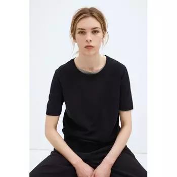 HM Fine Knit Top Темно-синий