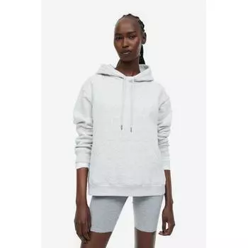 HM Худи светло-серый меланж