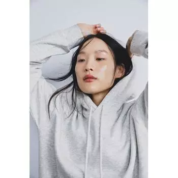 HM Худи светло-серый меланж