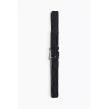 HM Эластичный тканевый ремень темно-синего цвета