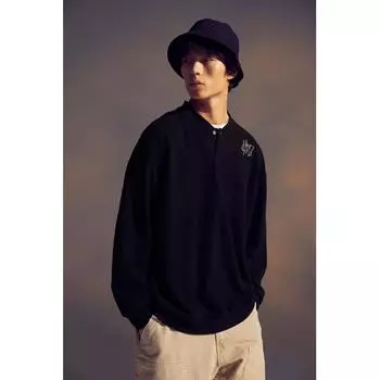 HM Jersey sweatsHirt Loose Fit Black XS