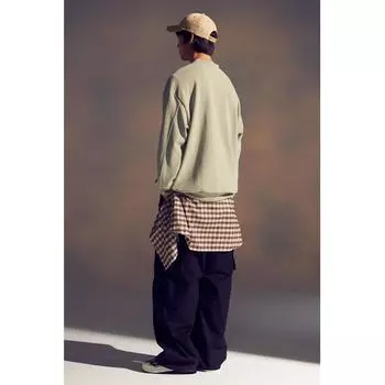 HM Jersey sweatsHirt Loose Fit Sage Green XS