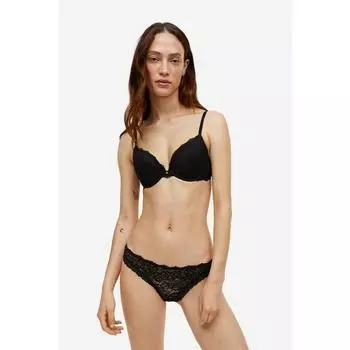 Бюстгальтер HM Lace push-up черный 1080301010 70A