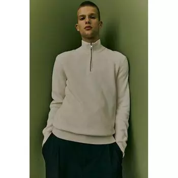 HM облегающий свитер кремовый XS