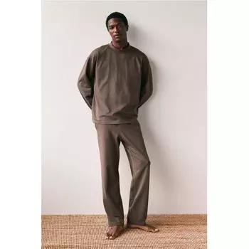 HM pajaMa Верхние брюки коричневые M