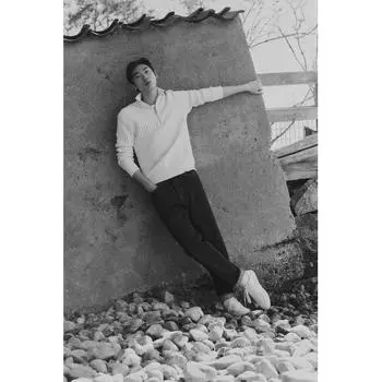 HM Pattern Knit Свитер Regular Fit кремовый XS